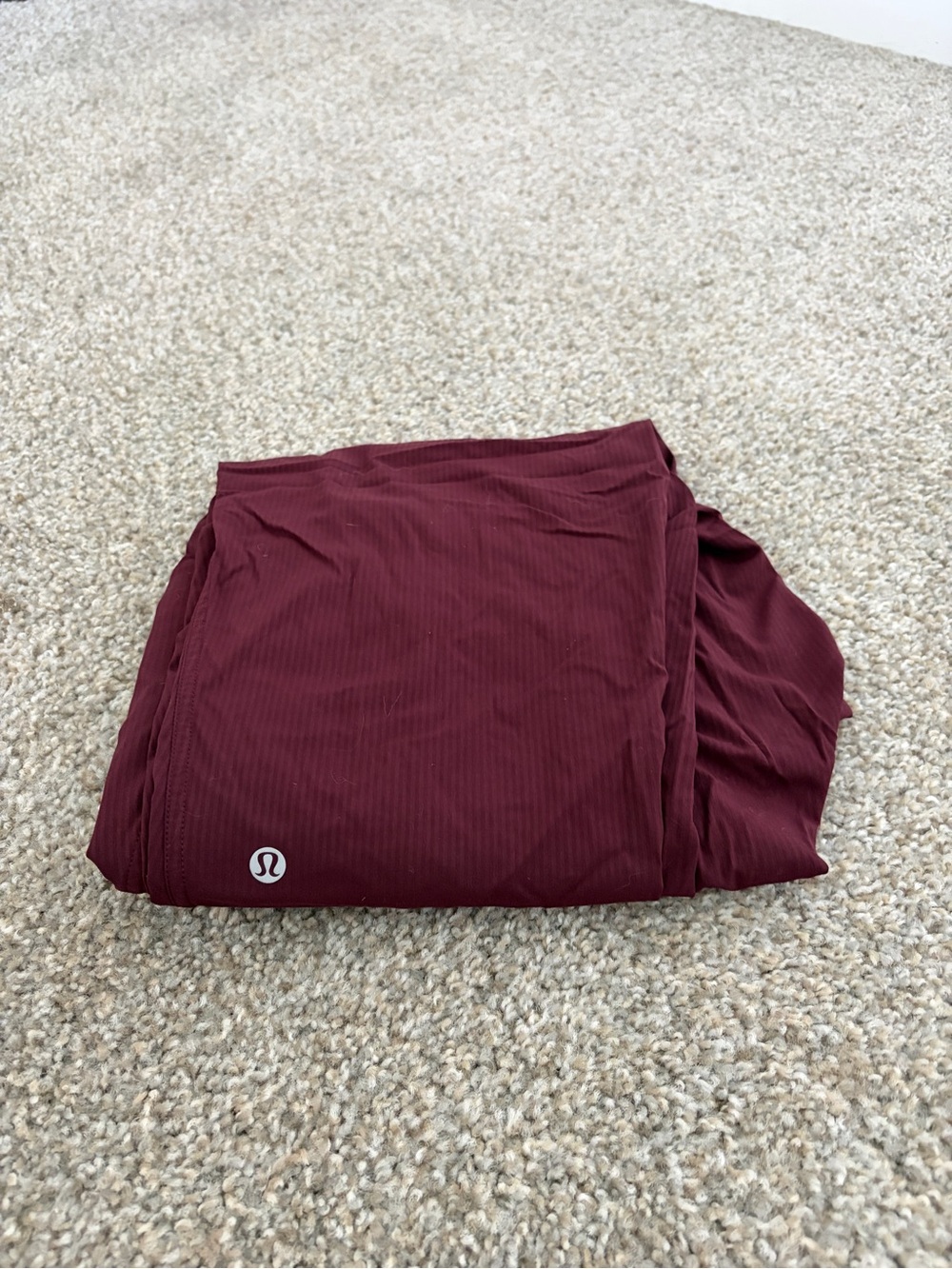 Lululemon Maroon Ribbed joggers